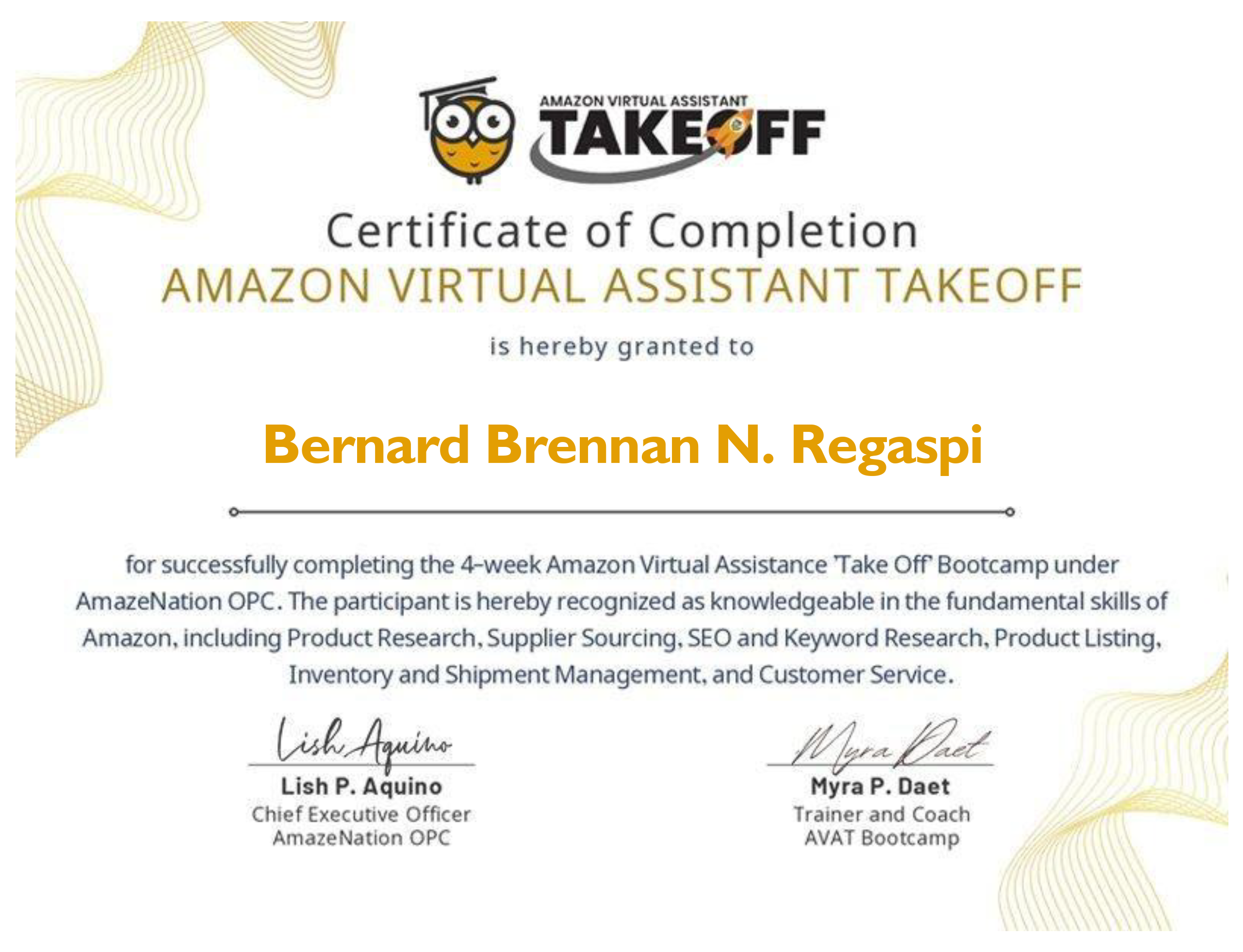 Amazon Virtual Assistant Takeoff